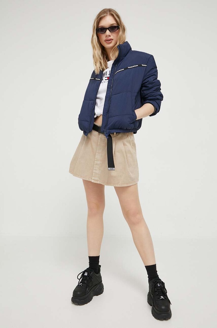 Bunda Tommy Jeans DW0DW16100 námořnická modř AW23