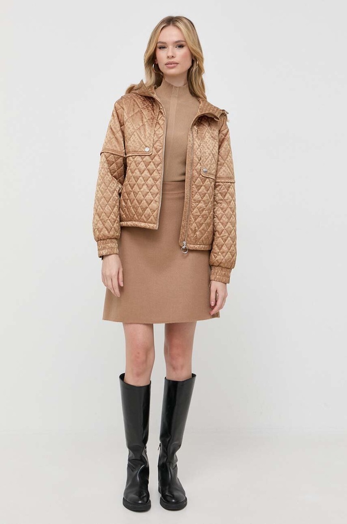Bunda BOSS 50494519 béžová AW23