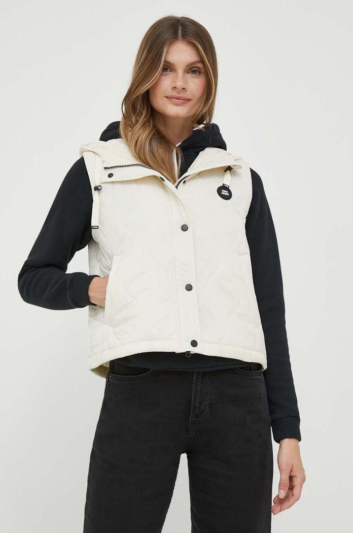 Prsluk Pepe Jeans Nina Planet friendly bež PL402241.808