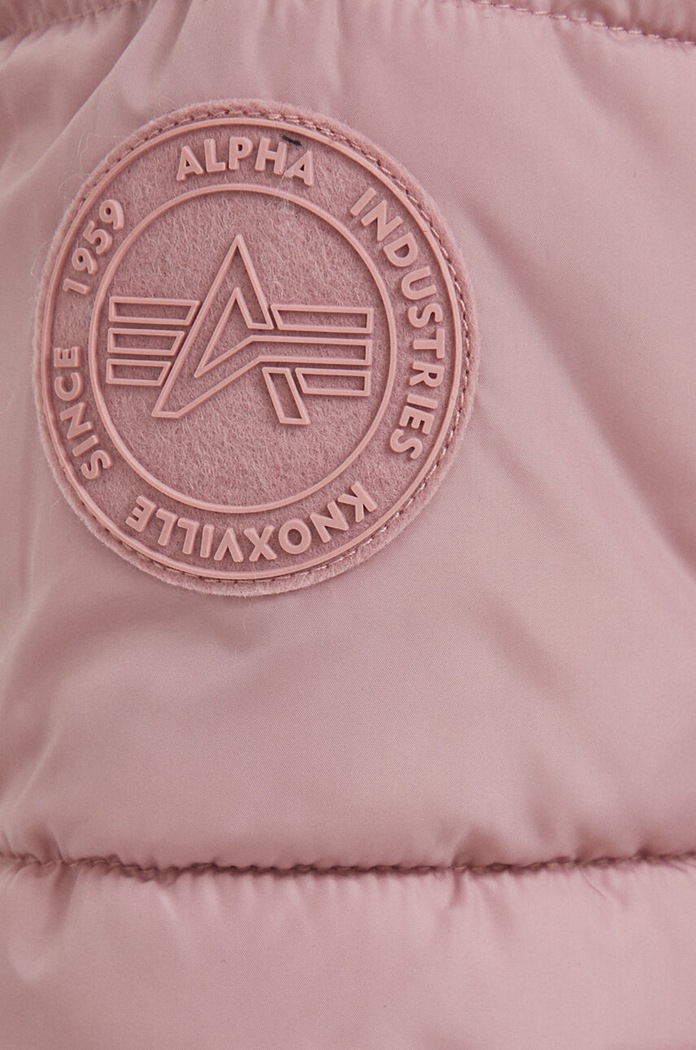 Bunda Alpha Industries Hooded Puffer Wmn 108004.397 růžová