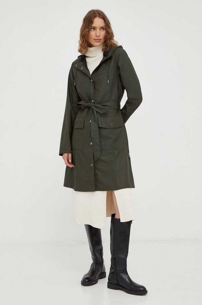 Rains kurtka przeciwdeszczowa 18130 Jackets pozostałe zielony 18130.03