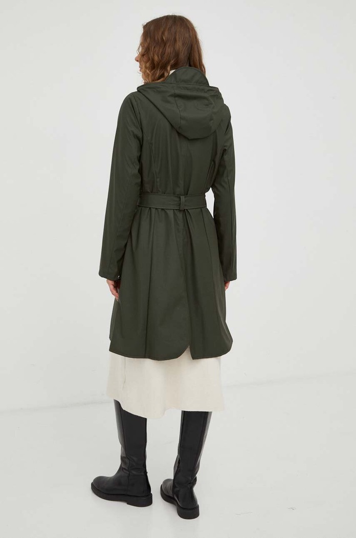 Odzież Rains kurtka przeciwdeszczowa 18130 Jackets 18130.03 zielony