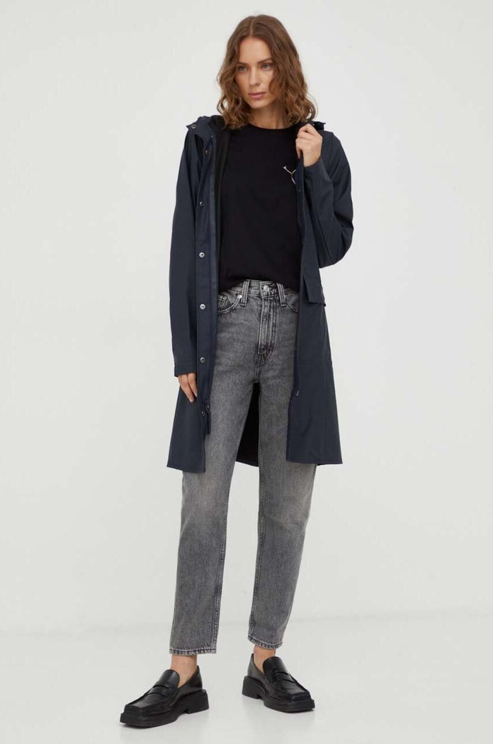 Rains kurtka przeciwdeszczowa 18130 Jackets 18130.47 granatowy AW23