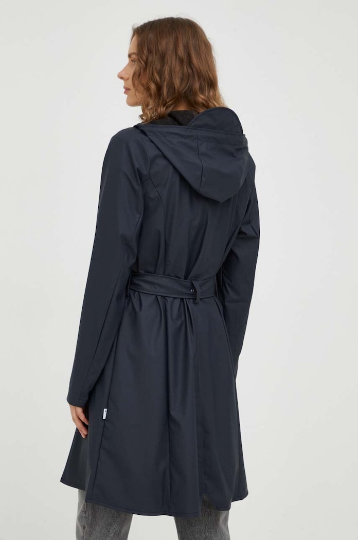 Odzież Rains kurtka przeciwdeszczowa 18130 Jackets 18130.47 granatowy
