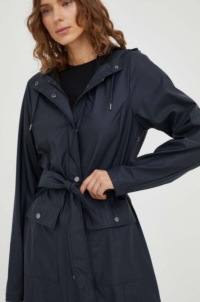 Rains kurtka przeciwdeszczowa 18130 Jackets granatowy 18130.47