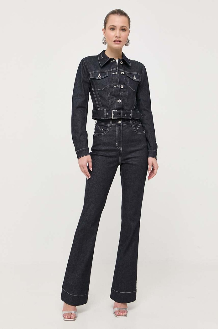 Patrizia Pepe kurtka jeansowa 8O0075.D046 granatowy AW23