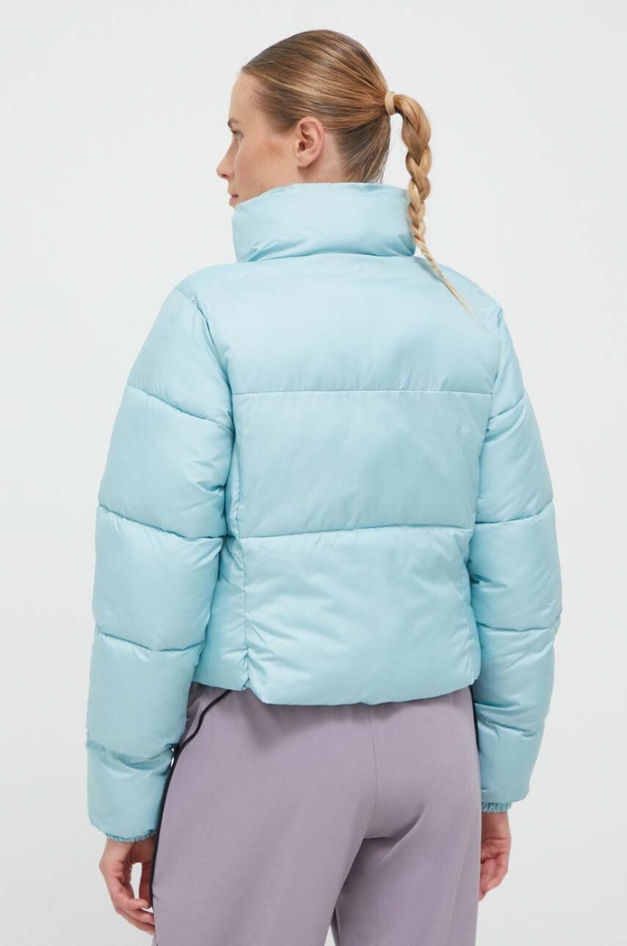 Oblečení Bunda Columbia Puffect Cropped Jacket 2002491 tyrkysová