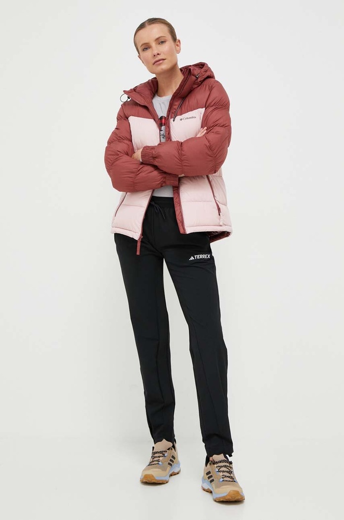 Μπουφάν Columbia 2051374 ροζ AW24