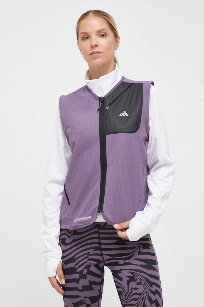 Běžecká bunda adidas Performance Ultimate Conquer the Elements COLD.RDY fialová IM1916