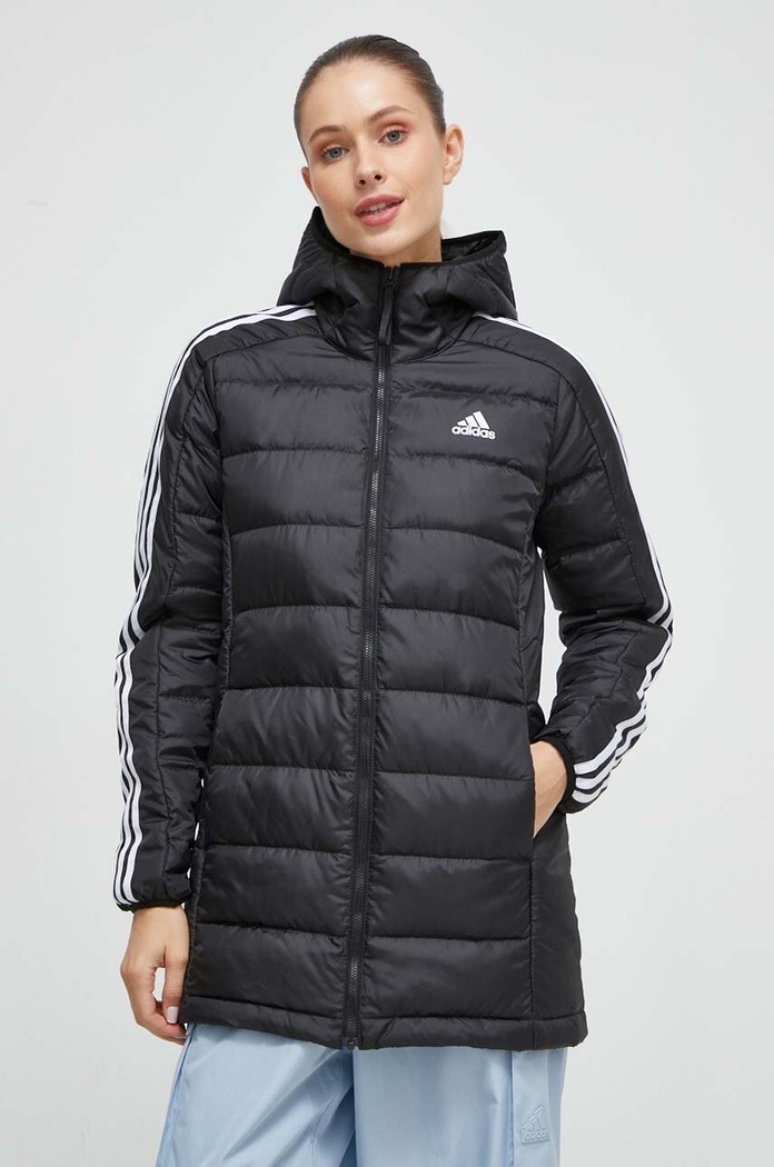 Páperová bunda adidas HZ4428 čierna AW23