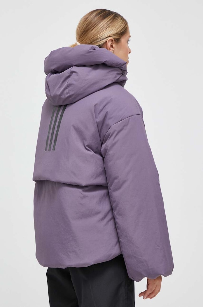 Odzież adidas Kurtka puchowa HZ5700 fioletowy