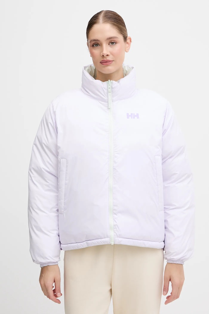 Obojstranná bunda Helly Hansen YU 23 REVERSIBLE PUFFER 54061 zelená AW25