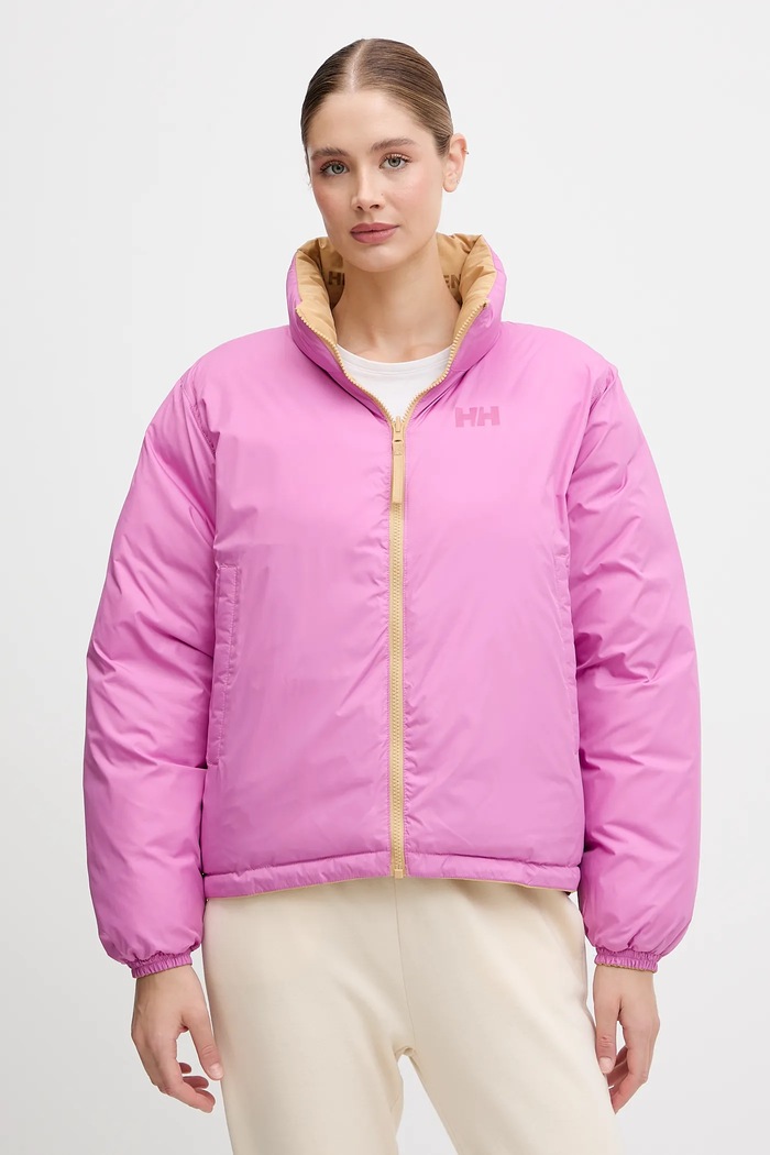 Obojstranná bunda Helly Hansen YU 23 REVERSIBLE PUFFER žltá 54061