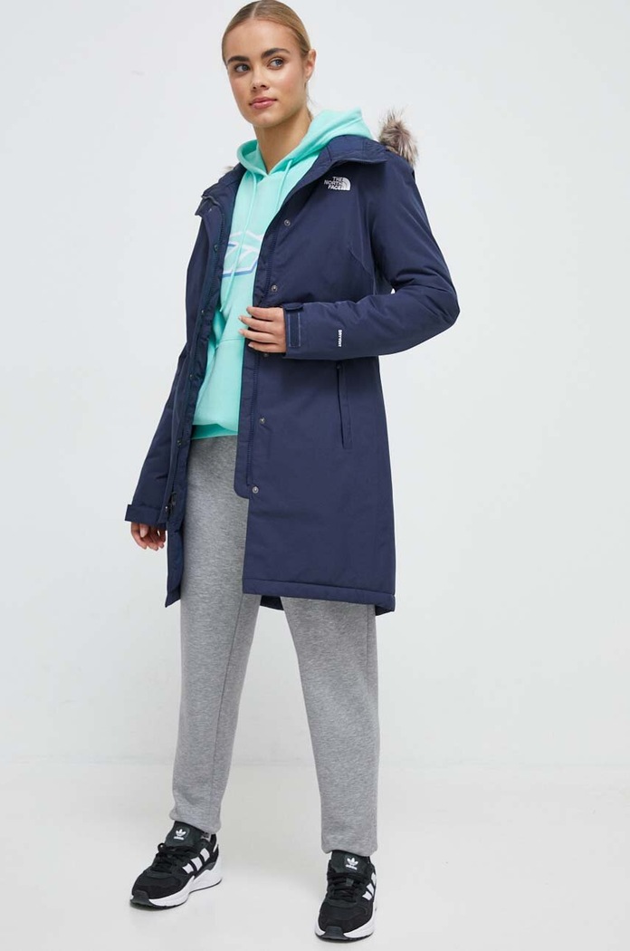 The North Face kurtka NF0A4M8Y8K21 granatowy AW23