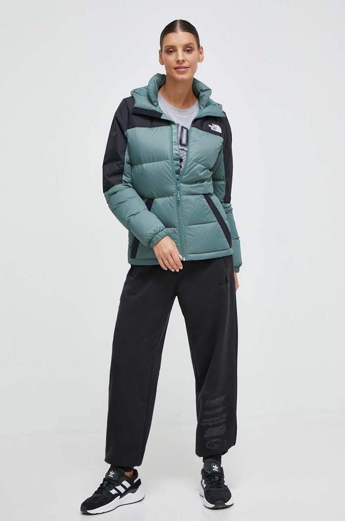 Péřová bunda The North Face NF0A55H4KIB1 zelená AW23