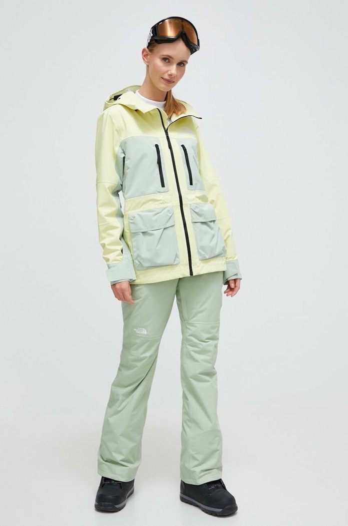 The North Face geaca Dragline NF0A82VYKIJ1 galben AW23