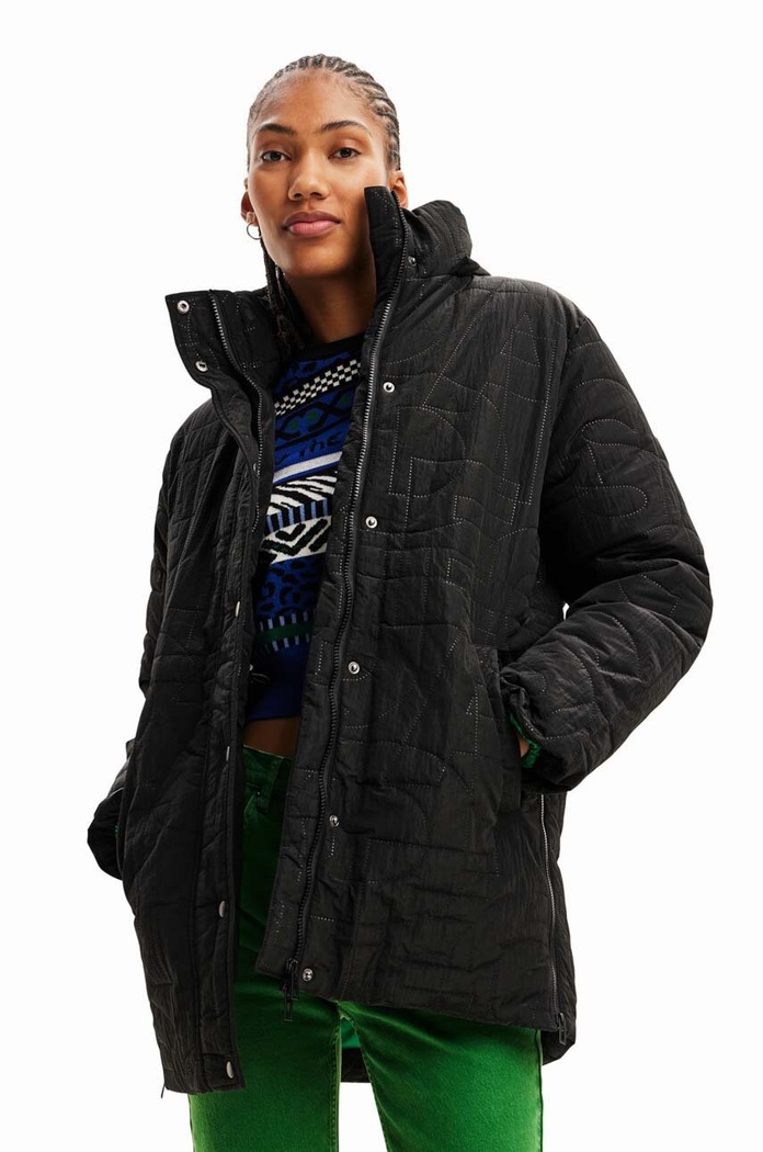 Desigual kurtka pozostałe czarny 23WWEW17