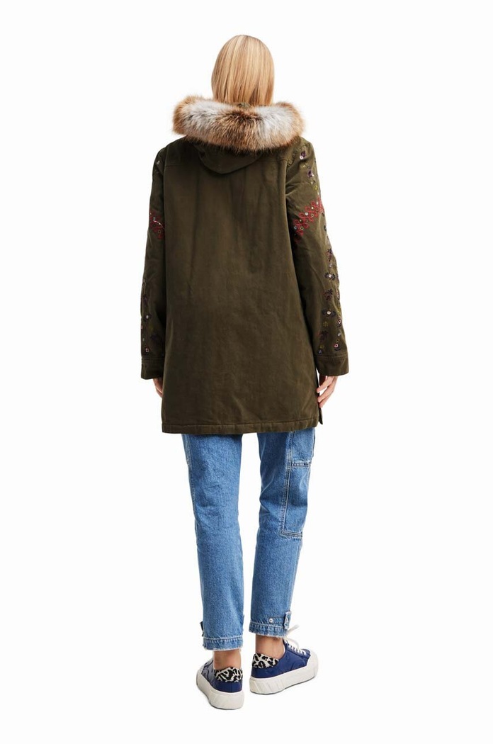 Dětská bunda Desigual 23WWEW64 zelená AW23