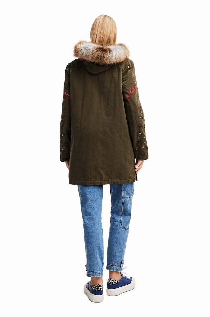 Dětská bunda Desigual 23WWEW64 zelená AW23
