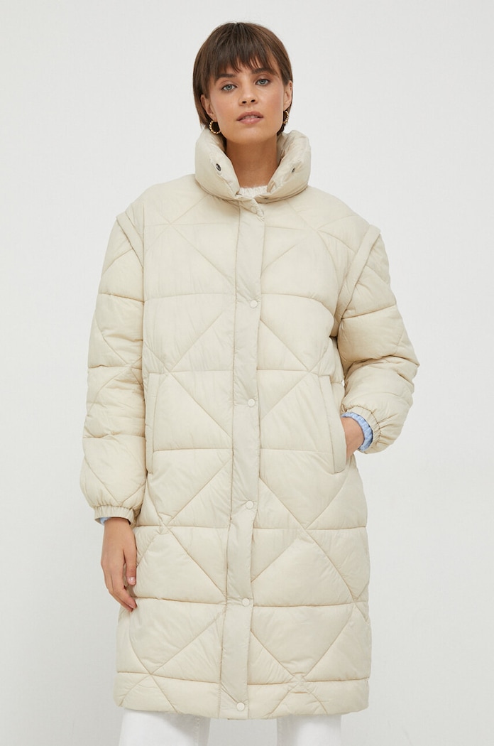 Pepe Jeans kurtka bez kaptura beżowy PL402285.847