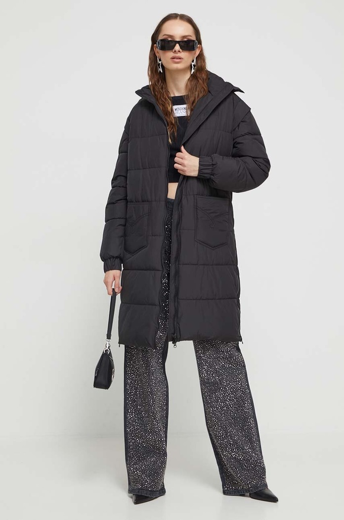 Bunda Moschino Jeans 0608.8720 černá AW24