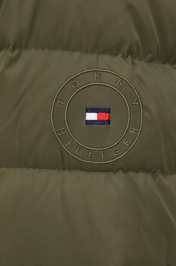 Μπουφάν με επένδυση από πούπουλα Tommy Hilfiger WW0WW39746 πράσινο