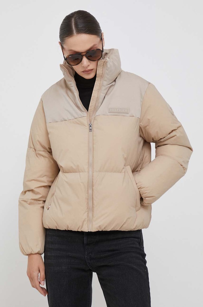 Μπουφάν Tommy Hilfiger άλλο μπεζ WW0WW39748