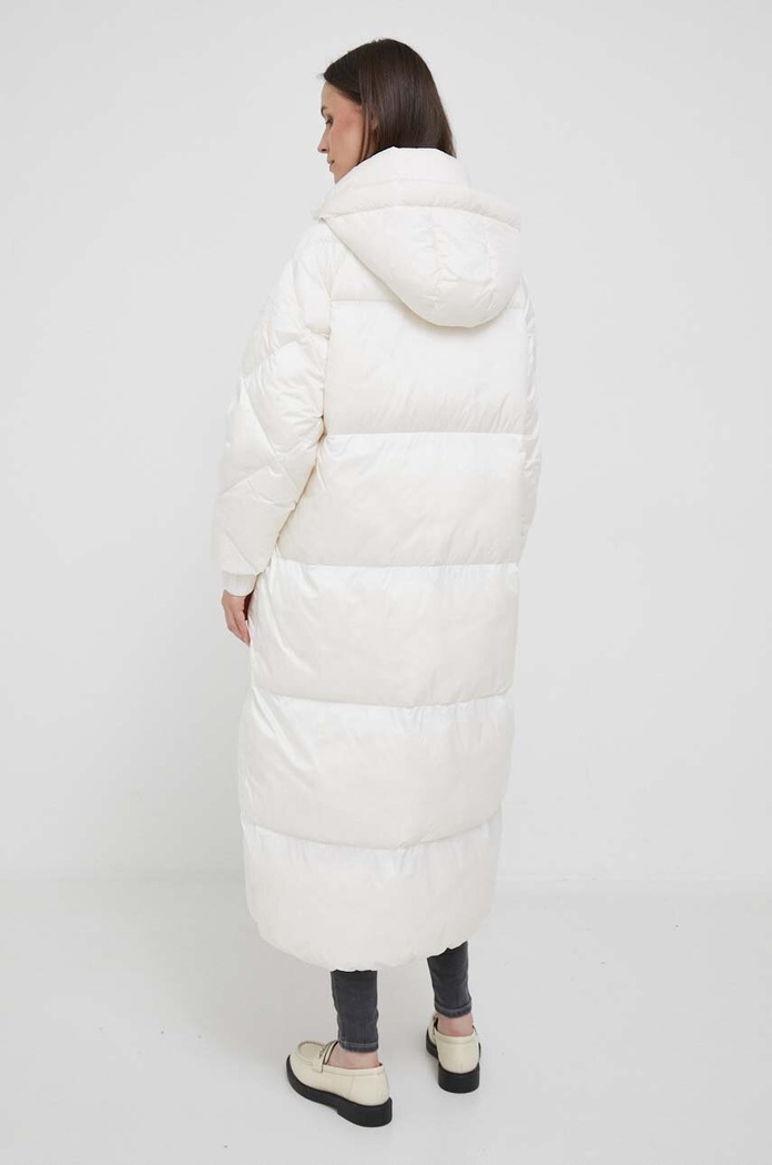Oblečení Péřová bunda Tommy Hilfiger WW0WW38918 béžová