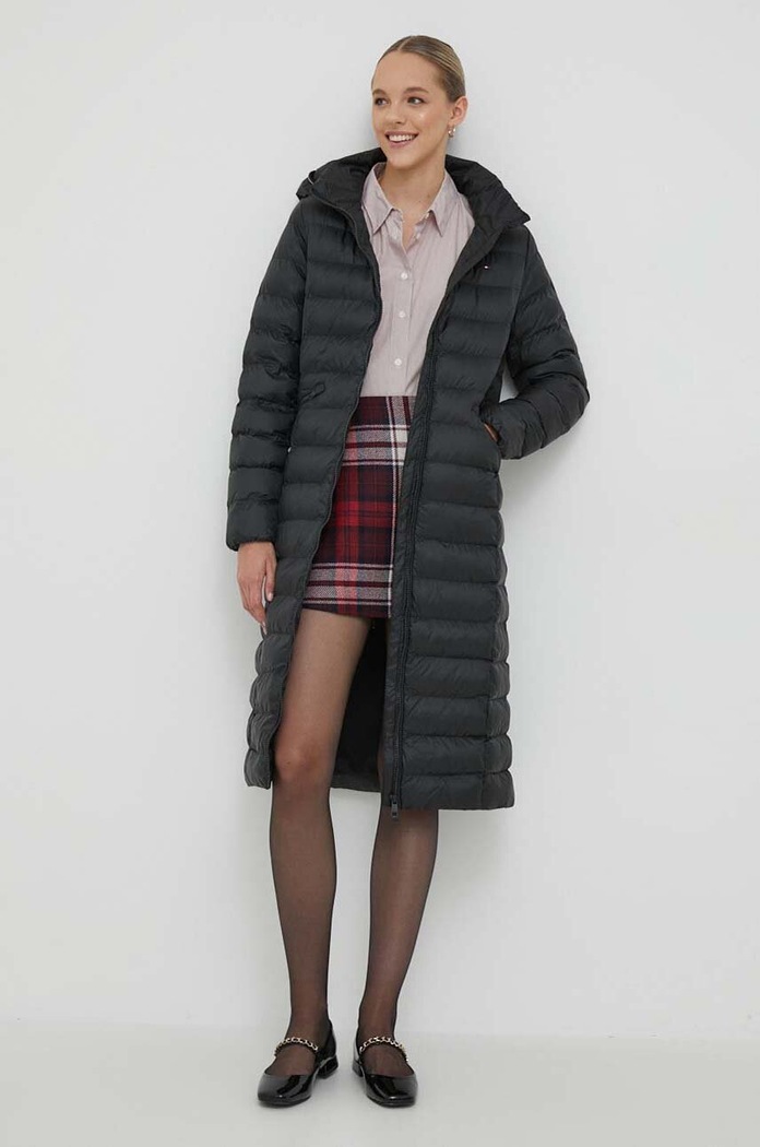 Яке Tommy Hilfiger лека изолация черен WW0WW39863