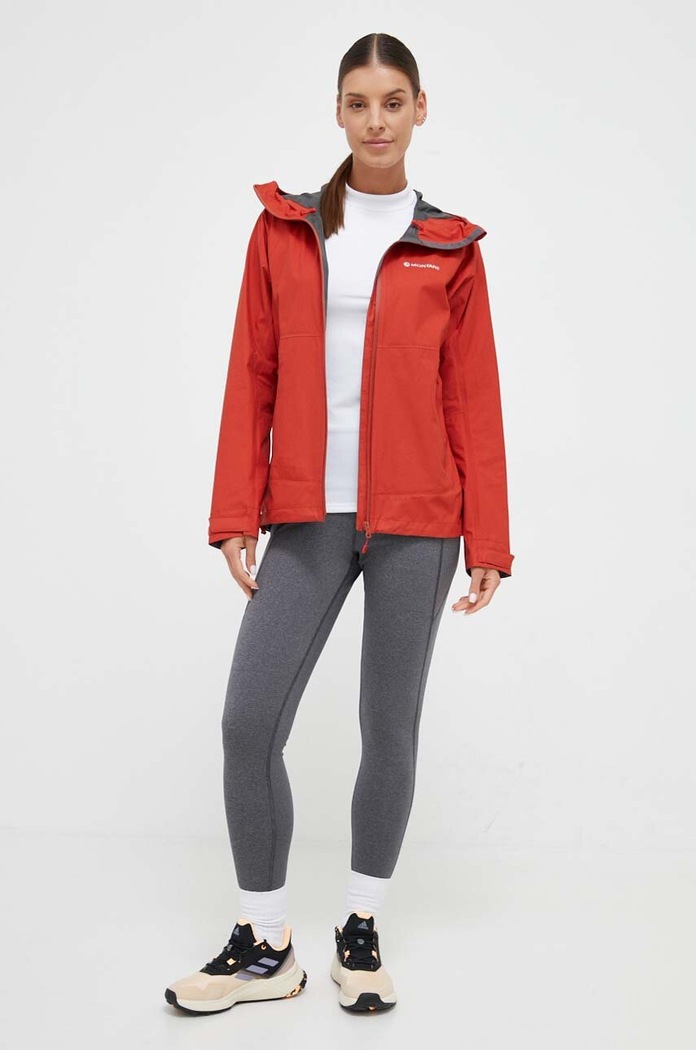 Montane kurtka przeciwdeszczowa Spirit Lite FSPLJ15 czerwony SS24