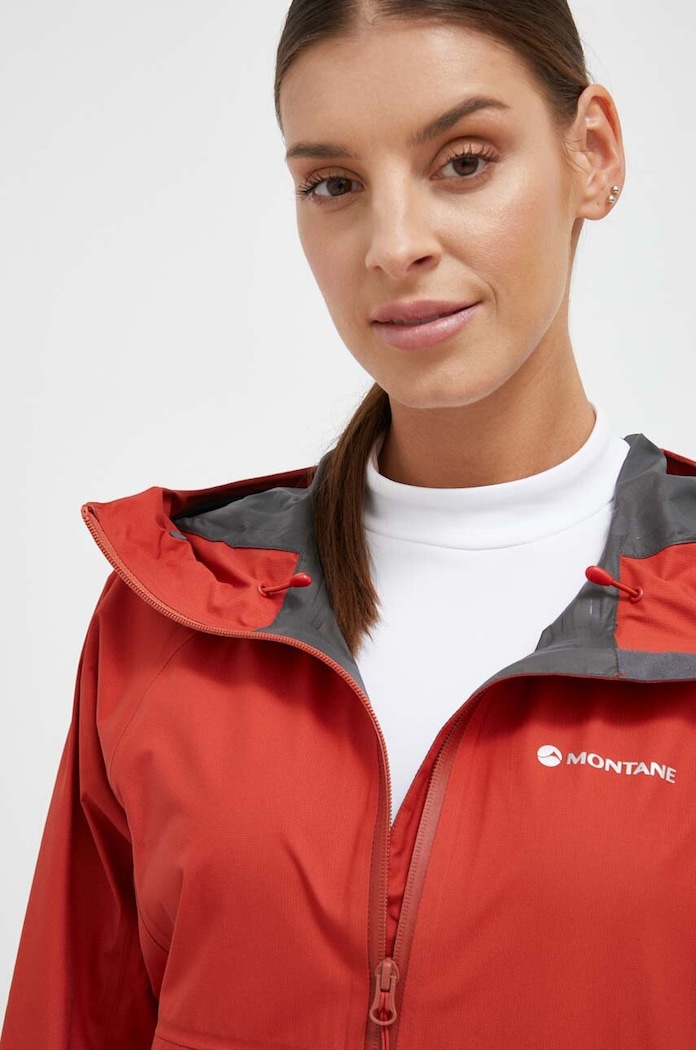 Montane kurtka przeciwdeszczowa Spirit Lite czerwony FSPLJ15