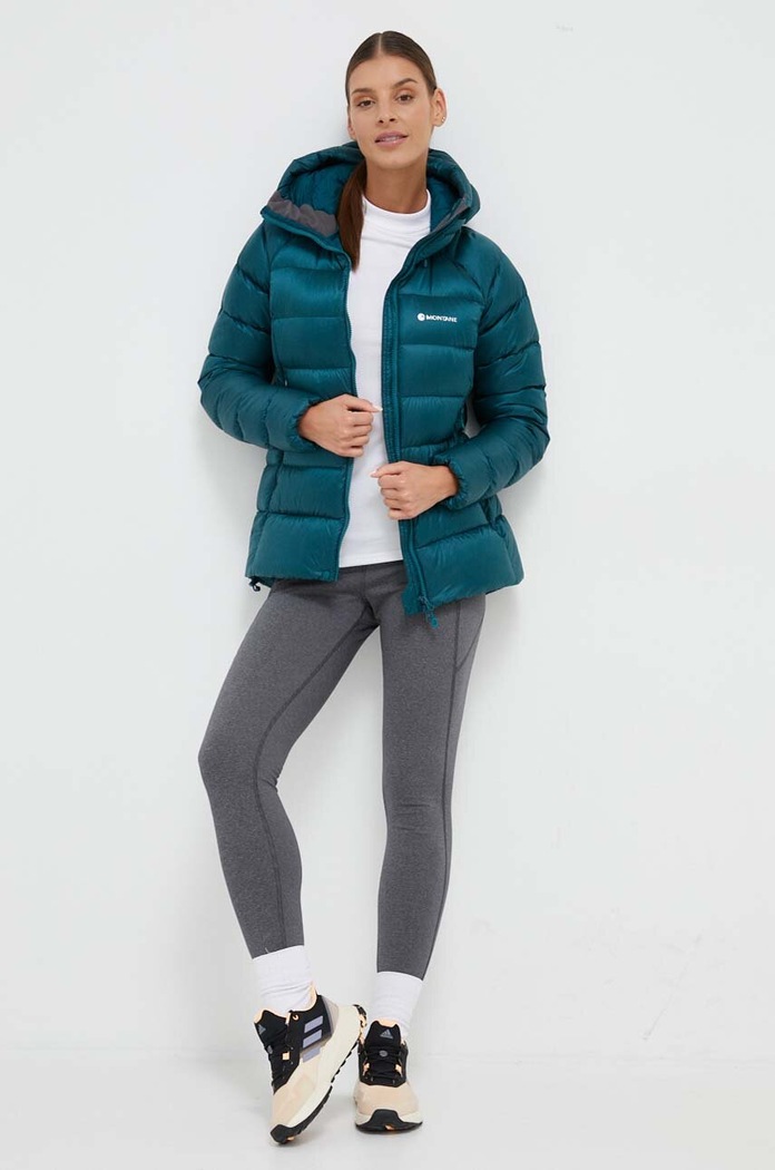Sportska pernata jakna Montane Anti-Freeze XT Planet friendly zelena FAFXH