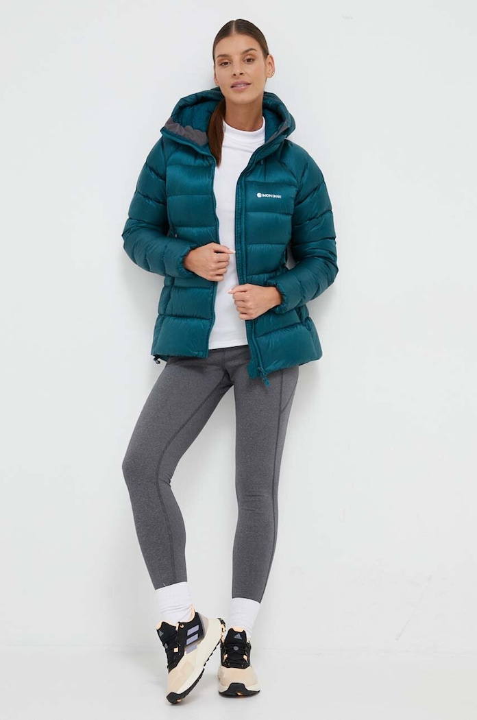 Sportska pernata jakna Montane Anti-Freeze XT Planet friendly zelena FAFXH