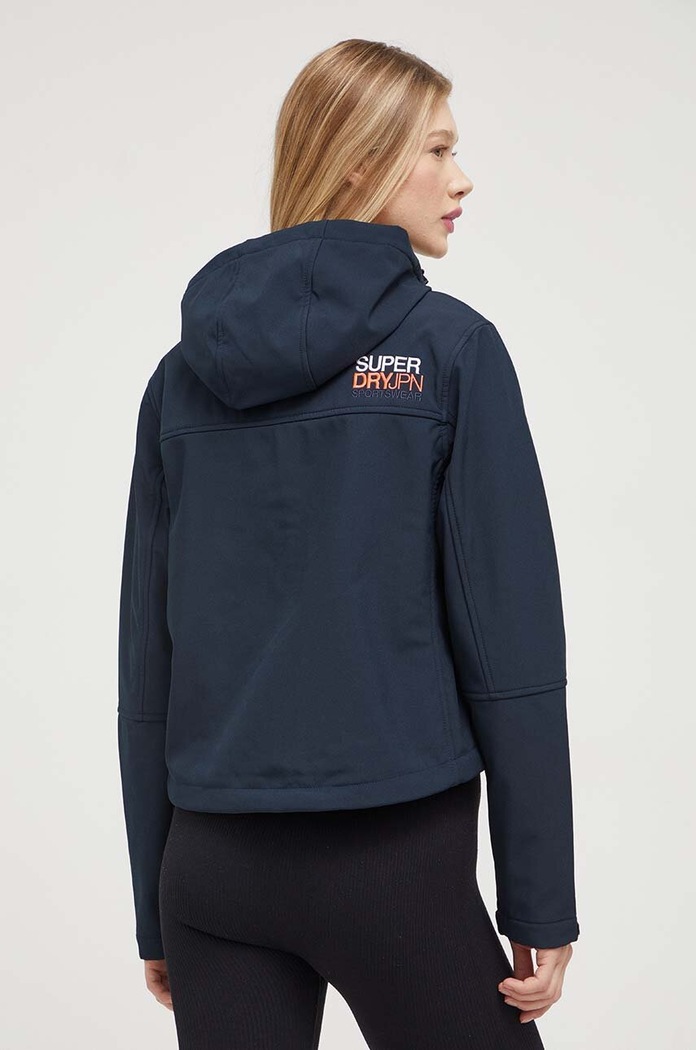 Odzież Superdry kurtka W5011443A.8GO granatowy