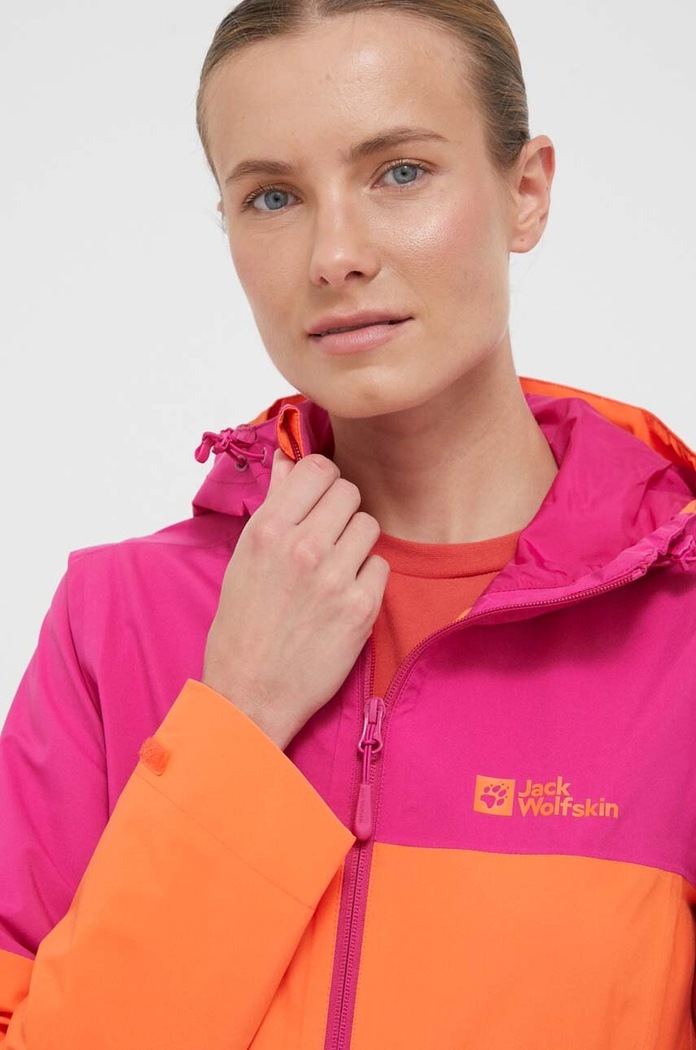Яке за спортове на открито Jack Wolfskin Weiltal 2L оранжев 1115941