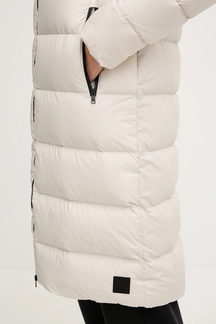 Jack Wolfskin kurtka puchowa Frozen Palace beżowy 1204133