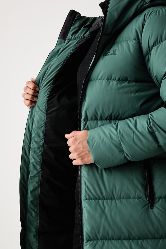 Odzież Jack Wolfskin Damskie Frozen Palace 1204133 zielony