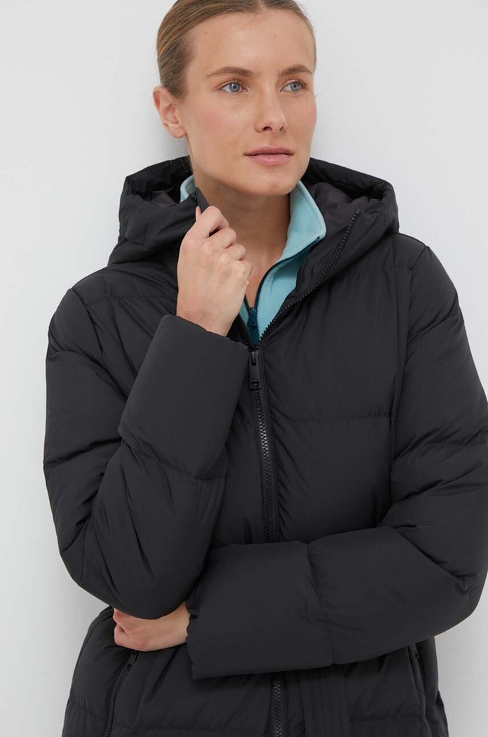 Páperová bunda Jack Wolfskin čierna 1206132