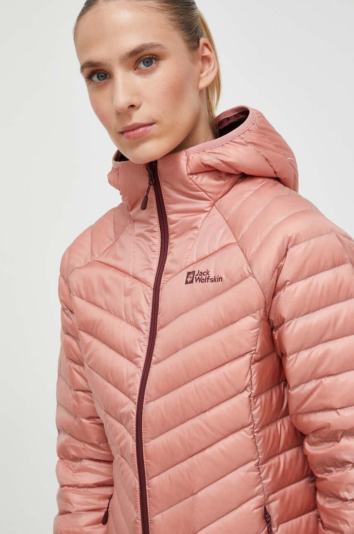 Ρούχα Πουπουλένιο αθλητικό μπουφάν Jack Wolfskin Passamani 1207101 ροζ