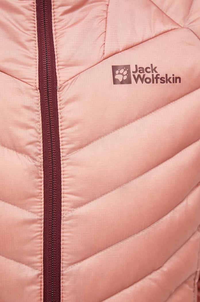 Πουπουλένιο αθλητικό μπουφάν Jack Wolfskin Passamani ροζ 1207101