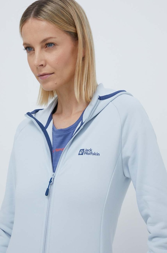 Jack Wolfskin sportos pulóver Baiselberg kék 1710772
