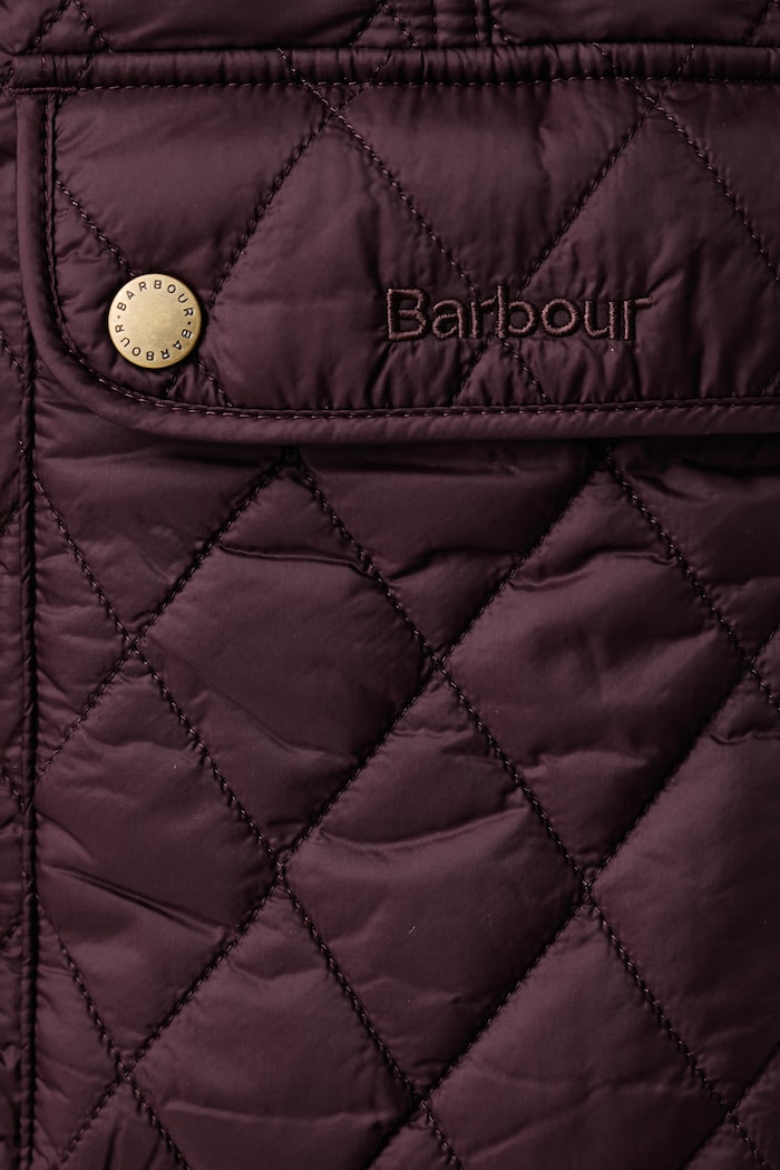 Bezrękawnik damski Otterburn Quilted Gilet Barbour bordowy LGI0003