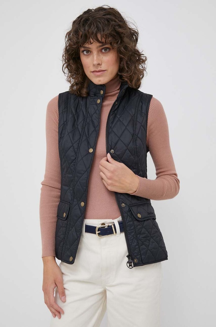 Barbour vesta cu captuseala negru LGI0003