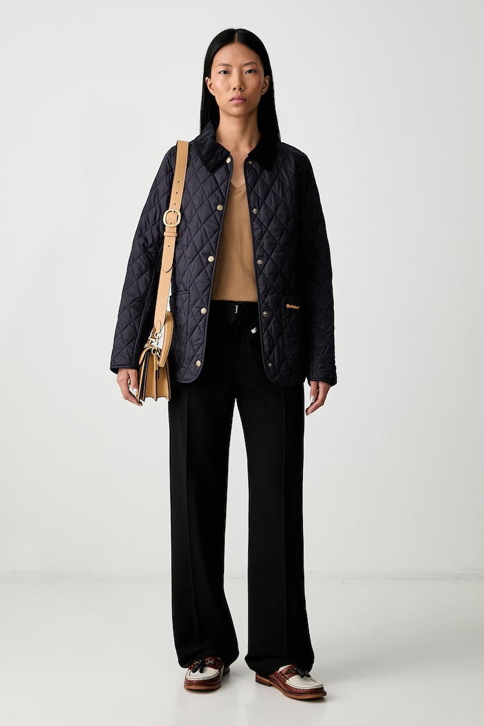 Barbour giacca di mezza stagione da donna ANNANDALE LQU0475 blu navy AA00