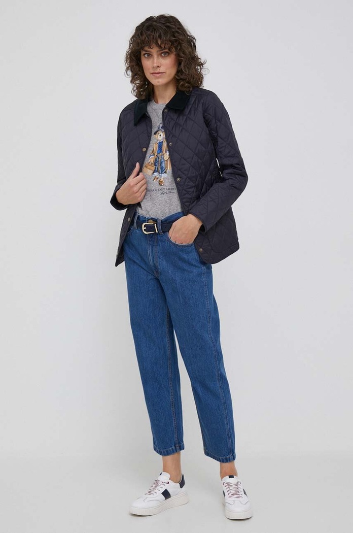 Bunda Barbour LQU0475 námořnická modř AA00