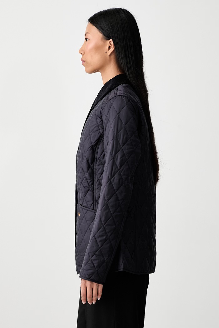 Barbour prechodná bunda dámska ANNANDALE tmavomodrá LQU0475