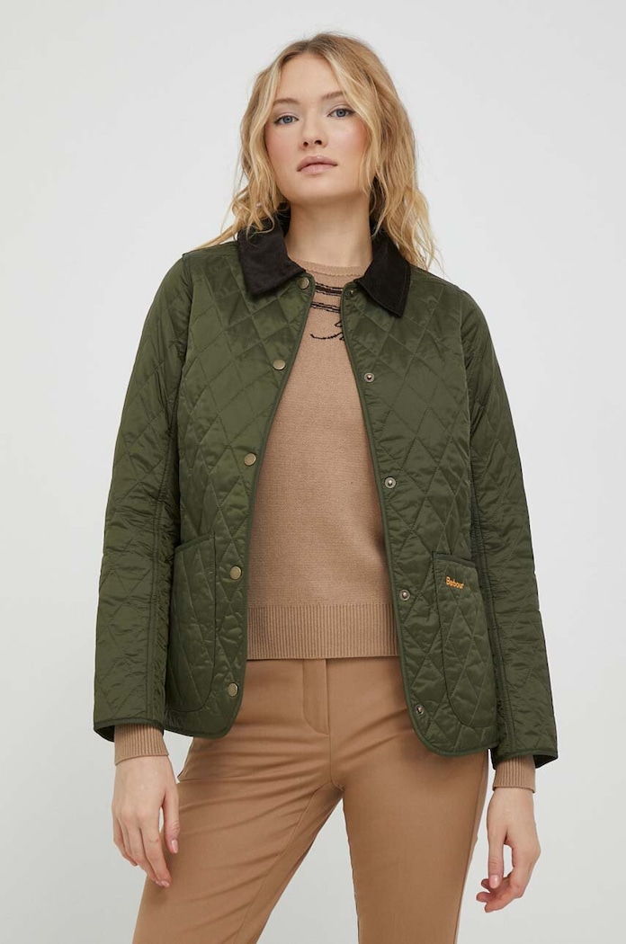 Barbour geaca cu captuseala verde LQU0475