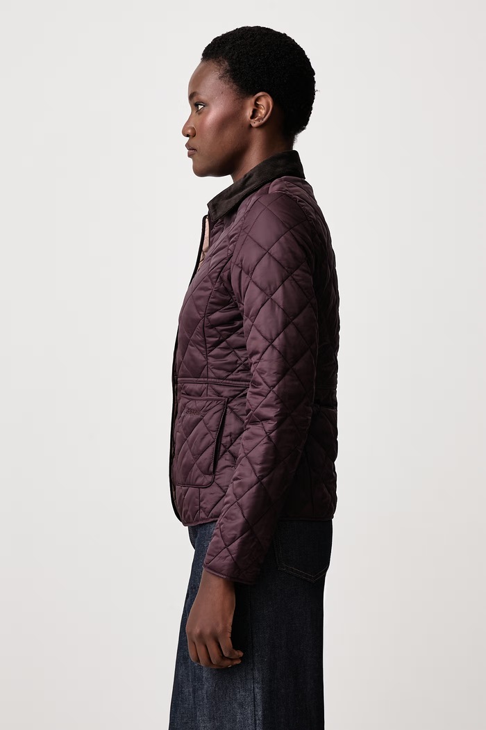 Kurtka pikowana damska Deveron Quilt Barbour LQU1012 bordowy