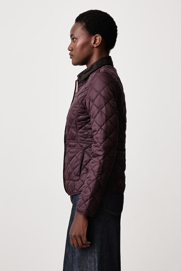 Kurtka pikowana damska Deveron Quilt Barbour LQU1012 bordowy