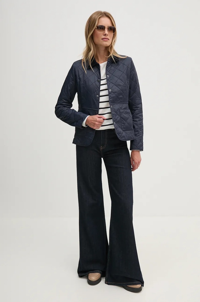 Bunda Barbour LQU1064 tmavomodrá AA00